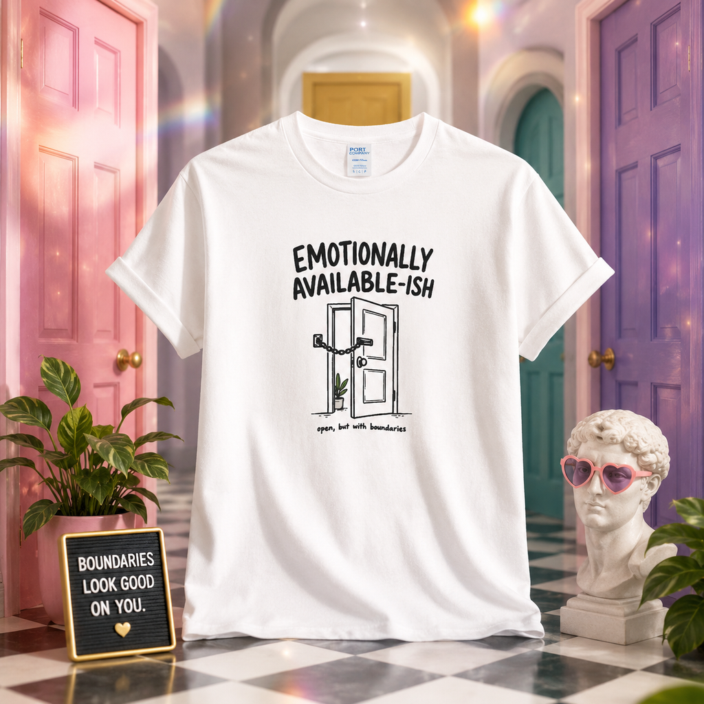 Emotionally Available-ish Cotton Tee