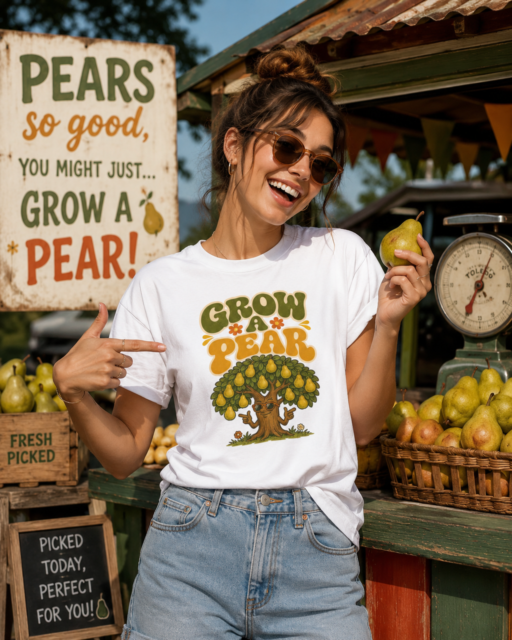 Grow A Pear Cotton Tee