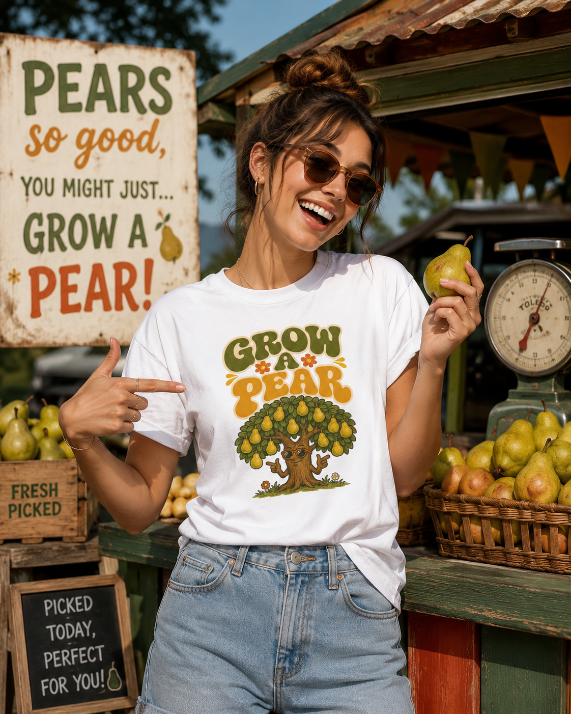 Grow A Pear Cotton Tee