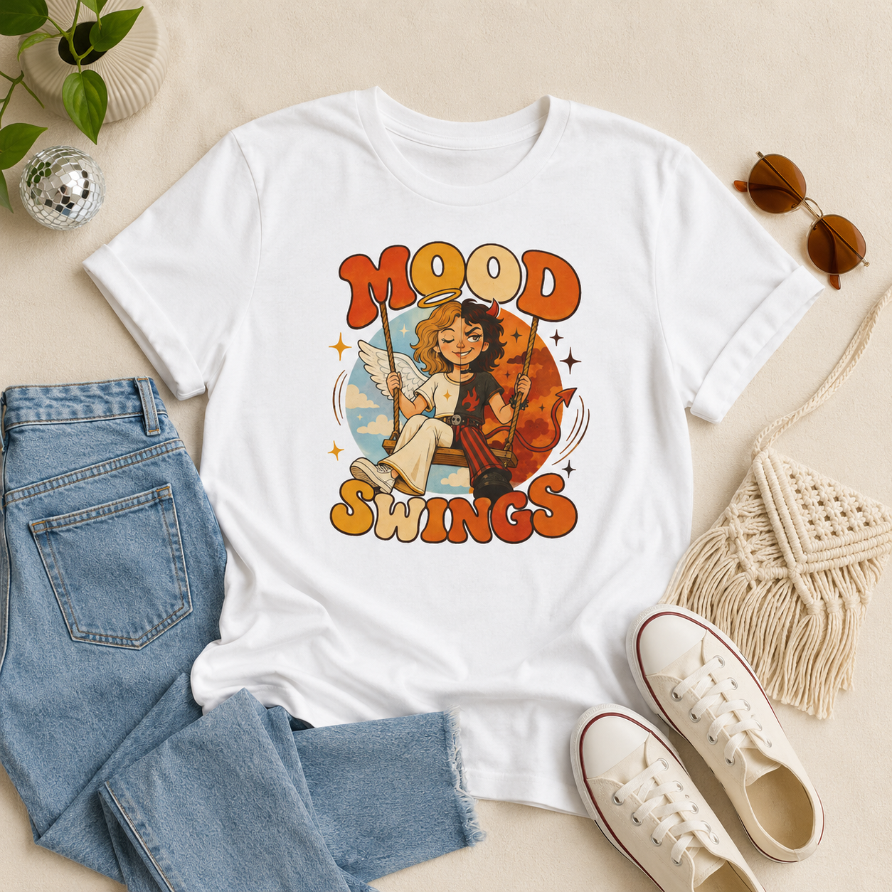 Mood Swings Cotton Tee