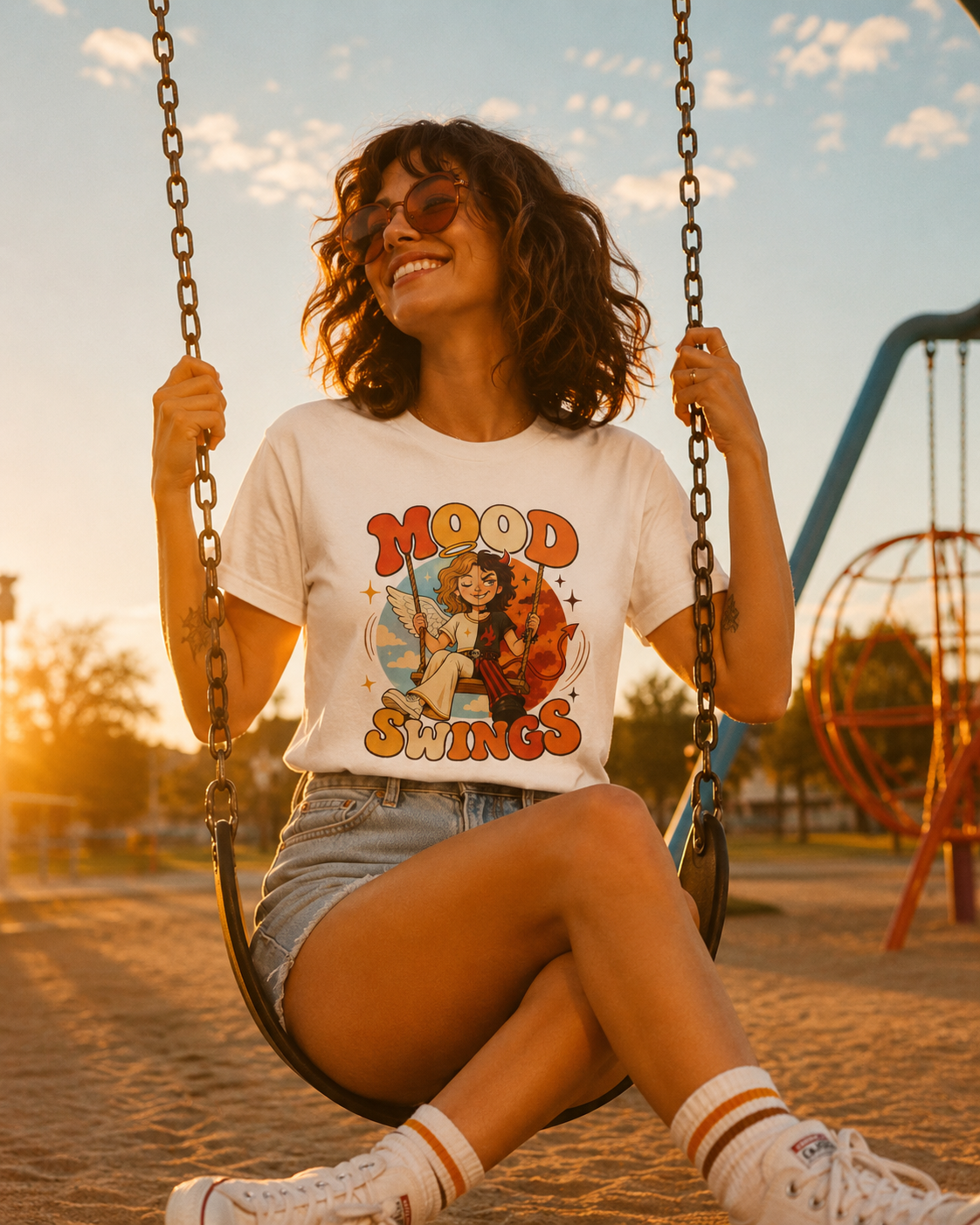 Mood Swings Cotton Tee